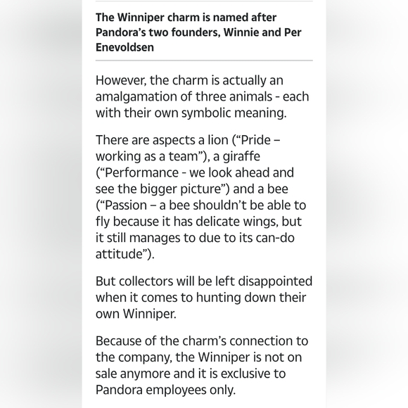 Authentic Pandora Exclusive/Extremely Rare 'Winniper' Charm ✨️ Like New! - Picture 12 of 13